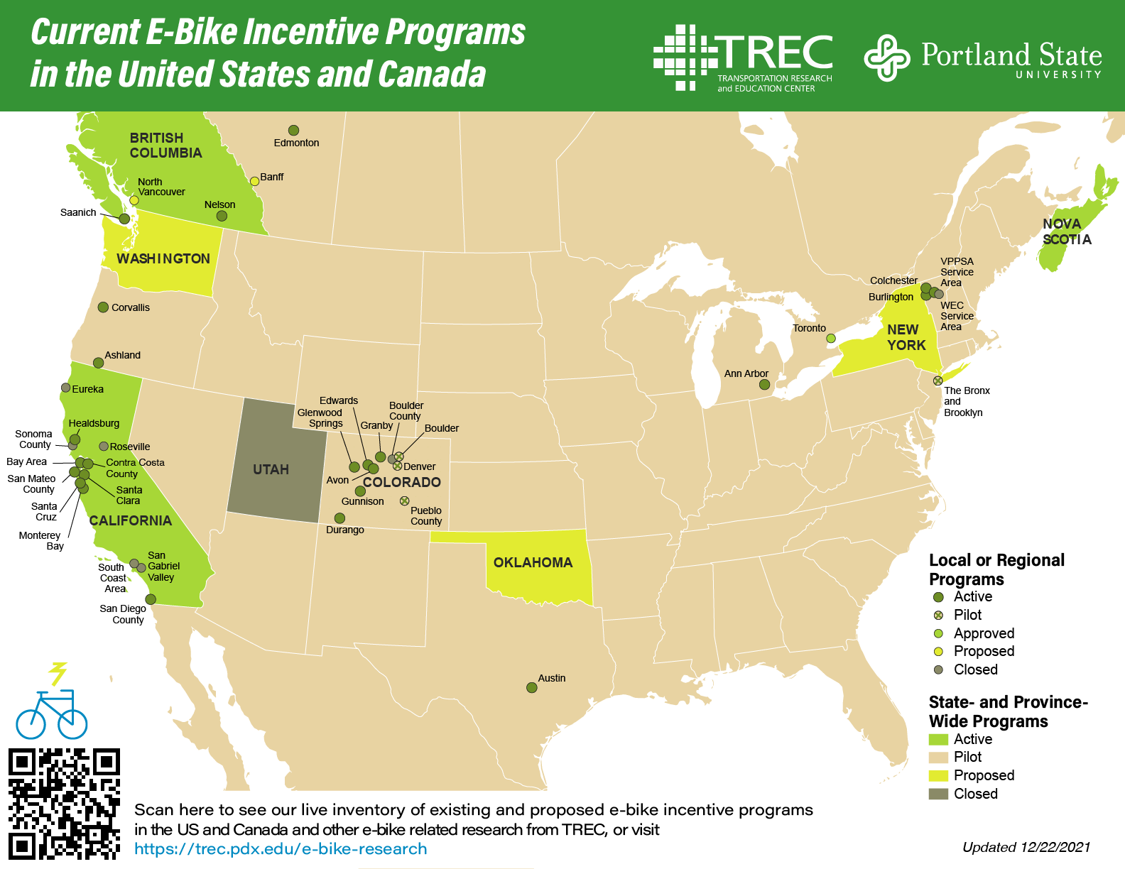 E-bike Incentive Program Map