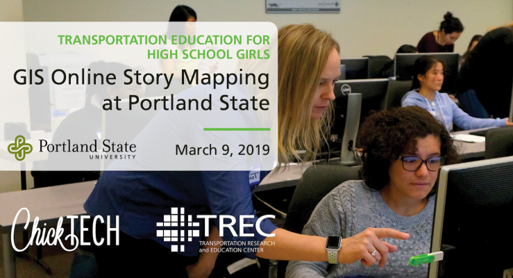 Transportation Training for High School Girls - GIS ChickTech Workshop at Portland State University