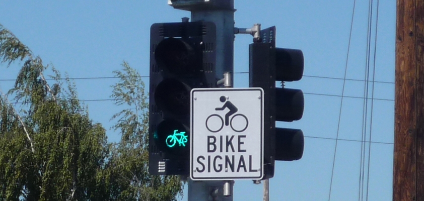 Green bike signal