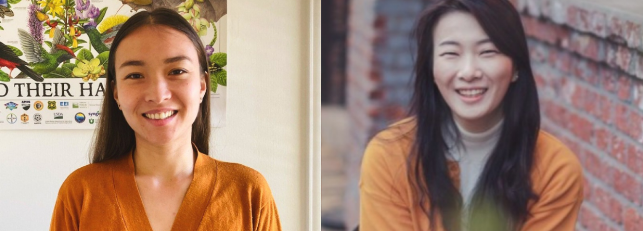 Jules Mai Plotts (left) and Minju Song (right)