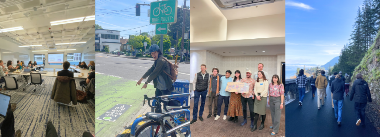 ITE-STEP has hosted and participated in activities from presentations with local transportation experts, bike rides, transportation knowledge competition, and walking paths exploring what Portland and surrounding areas has to offer.