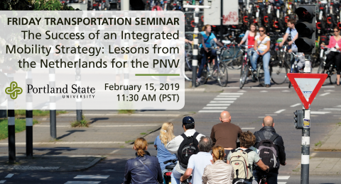 Friday Transportation Seminar at Portland State University featuring Lucas van der Linde