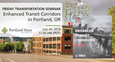 Friday Transportation Seminar at Portland State University featuring Gabe Graff, PBOT